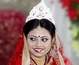 Bindi | Bengali Bride | Photo Tusharkoley