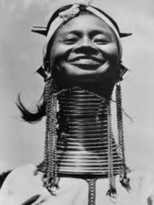 Kayan People | A Kayan Woman circa 1950| Photo by Vitold de Golish