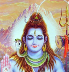 Bindi | Shiva with Chakra adorned between eyebrows | Photo Stock image