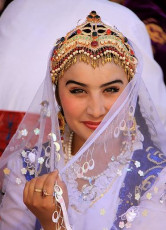 Tillya Kosh | Uzbek woman | Stock Image
