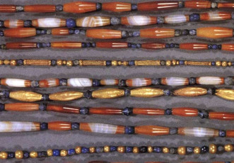 Puabi | Beads | Photo University of Pennsylvania Museum of Archaeology and Anthropology.