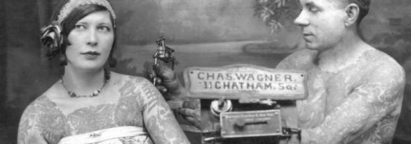 Tattoos | Early Postcard of Tattooed Lady